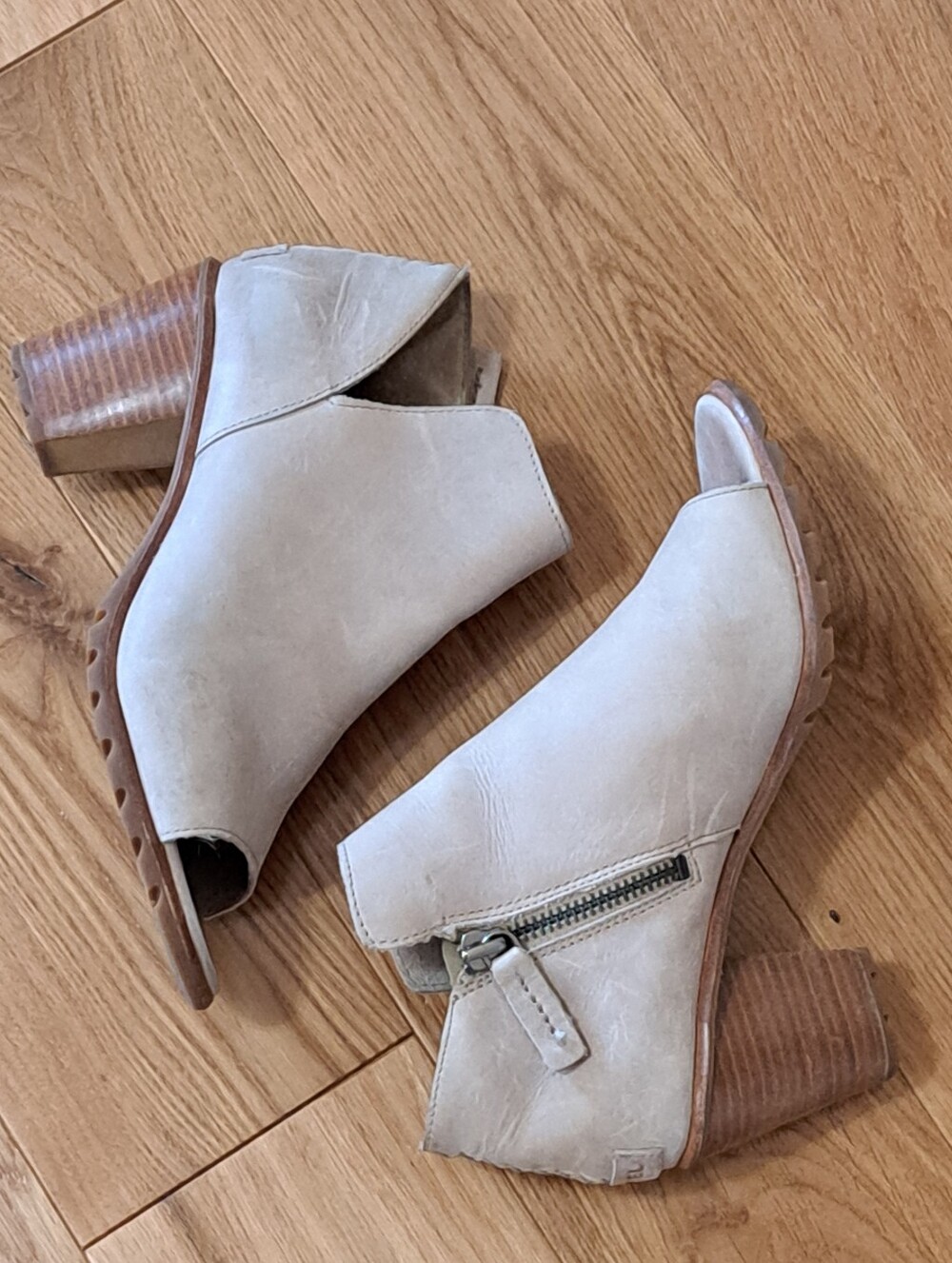 Sorel Nadia Open Toe Block Heel Ankle Bootie